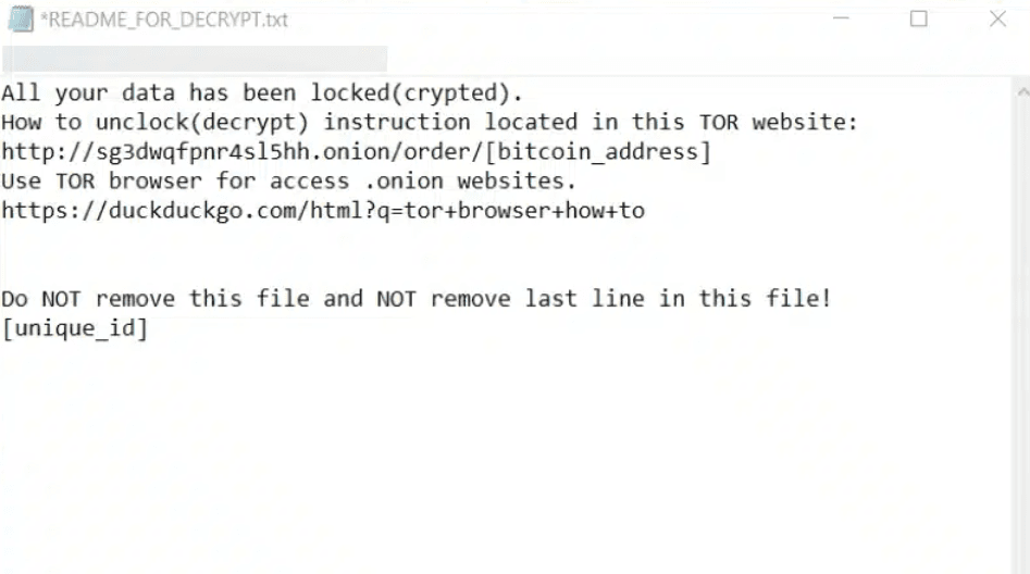 Services Recovery Ransomware eCh0raix