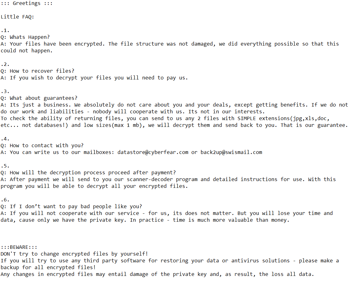 Services Recovery Ransomware MKP