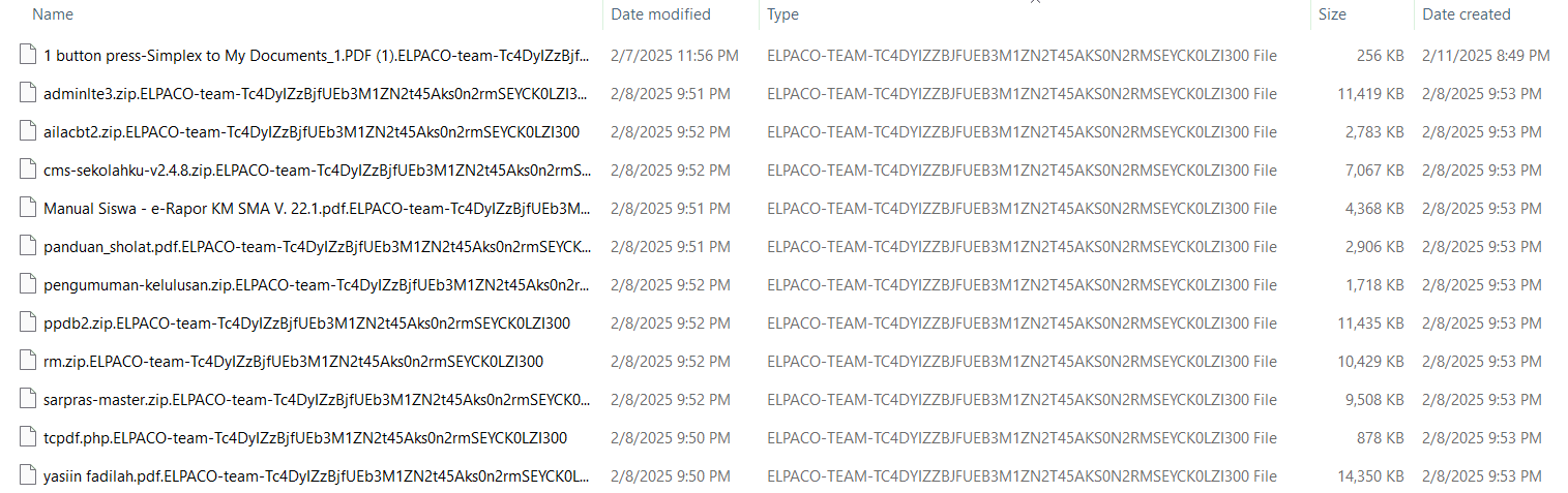 Services Recovery Ransomware ELPACO