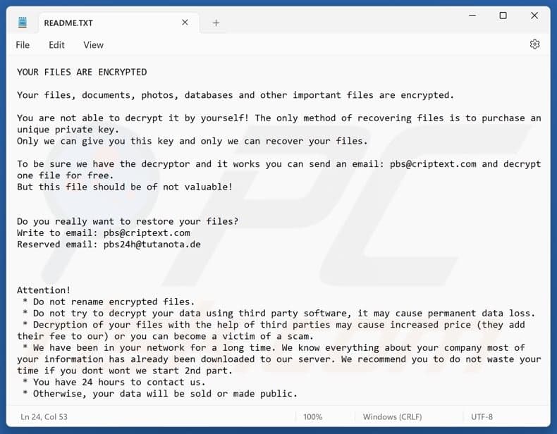 Services Recovery Ransomware BEAST